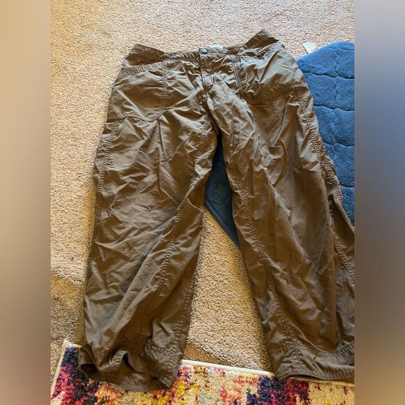 Mountain hardwear brown cropped pants 10 - Picture 2 of 8